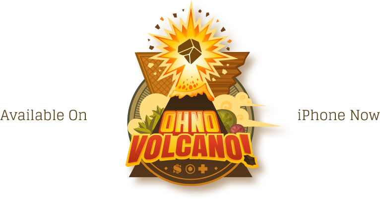 OH NO Volcano! logo